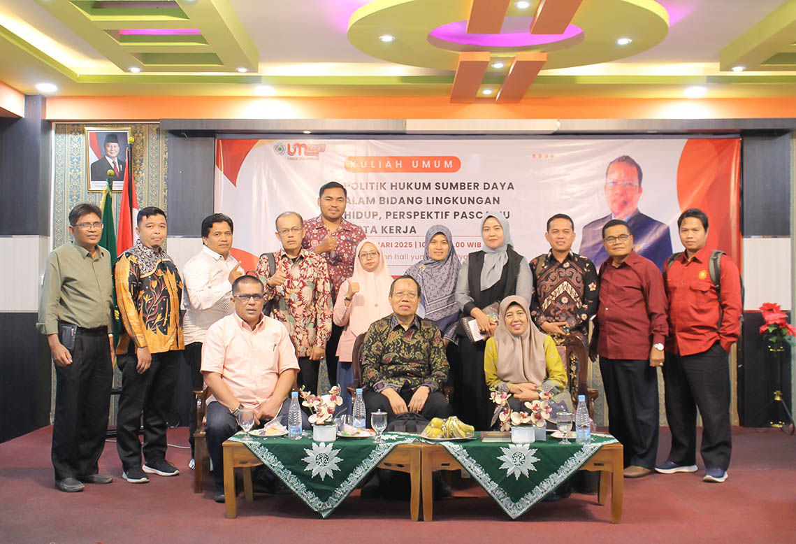 Hadirkan Prof. Absori, Fakultas Hukum UM Sumatera Barat Gelar Kuliah Umum Politik Hukum Sumber Daya Alam