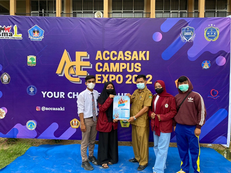 UM Sumbar Meriahkan Accaski Campus Expo Di SMA N 1 Suliki