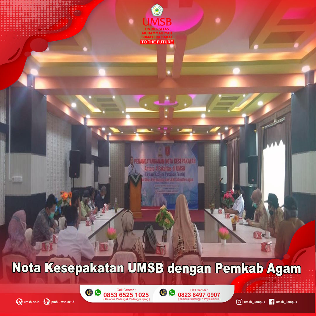 UMSB "KEROYOK" DINAS KOPERINDAG AGAM MELALUI LIMA FAKULTAS