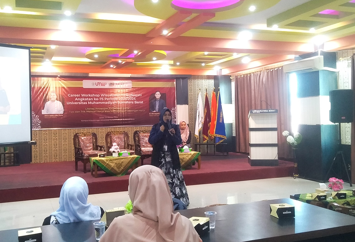 Gandeng BTPN Syariah, UM Sumatera Barat Selenggarakan Career Workshop Buka Peluang Kerja Bagi Mahasiswa