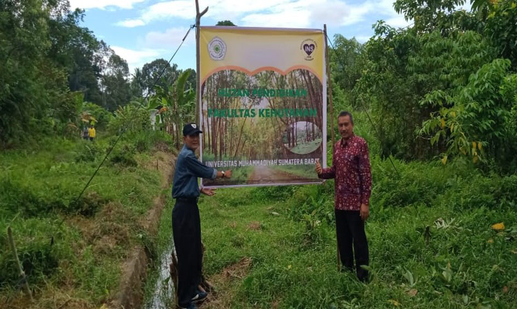 Fakultas Kehutanan UMSB Bentuk Hutan Pendidikan di INS Kayutanam