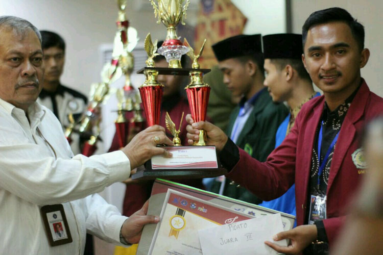 Fakultas KIP UMSB Juara 3 Lomba Pidato Tingkat Nasional 2019