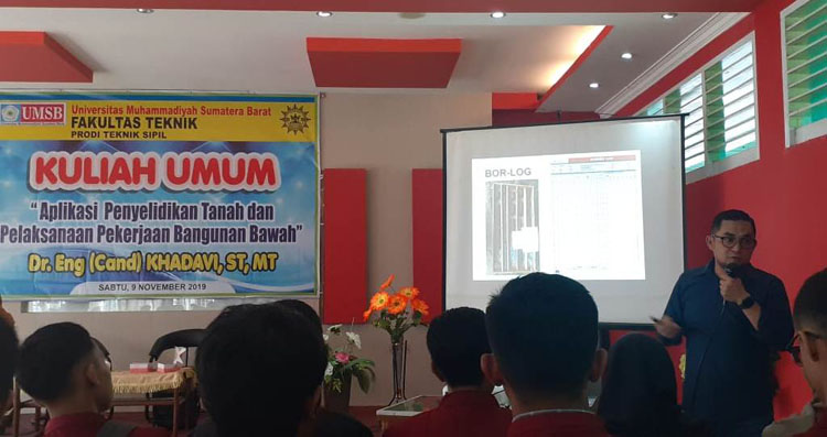 Kuliah Umum Fakultas Teknik Prodi Teknik Sipil UMSB