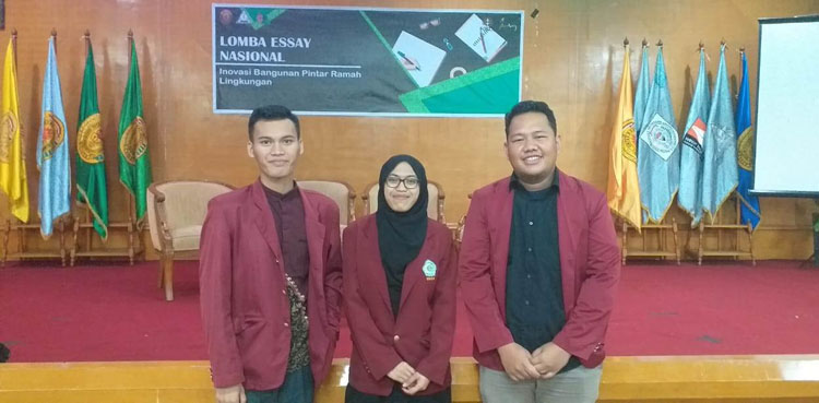 Fakultas Teknik UMSB kembali sukses memenangkan Kompetisi Essay Tingkat Nasional dan sekaligus Delegasi Himpunan Mahasiswa Teknik Sipil se-Indonesia
