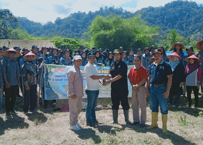 Fakultas Kehutanan UM Sumatera Barat Lakukan Pengabdian Masyarakat Di Nagari Suguntua