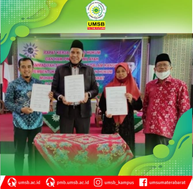 Bentuk Lembaga Bantuan Hukum, Majelis Hukum dan HAM Muhammadiyah Sumbar Jalin Kerjasama