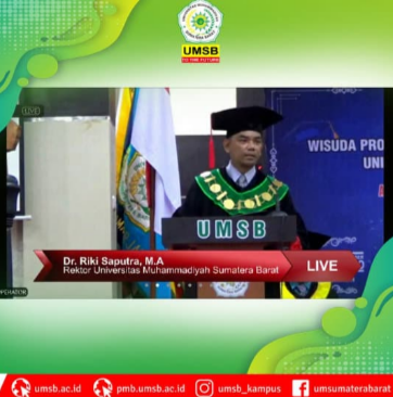 UMSB Sukses Gelar Wisuda Secara Daring