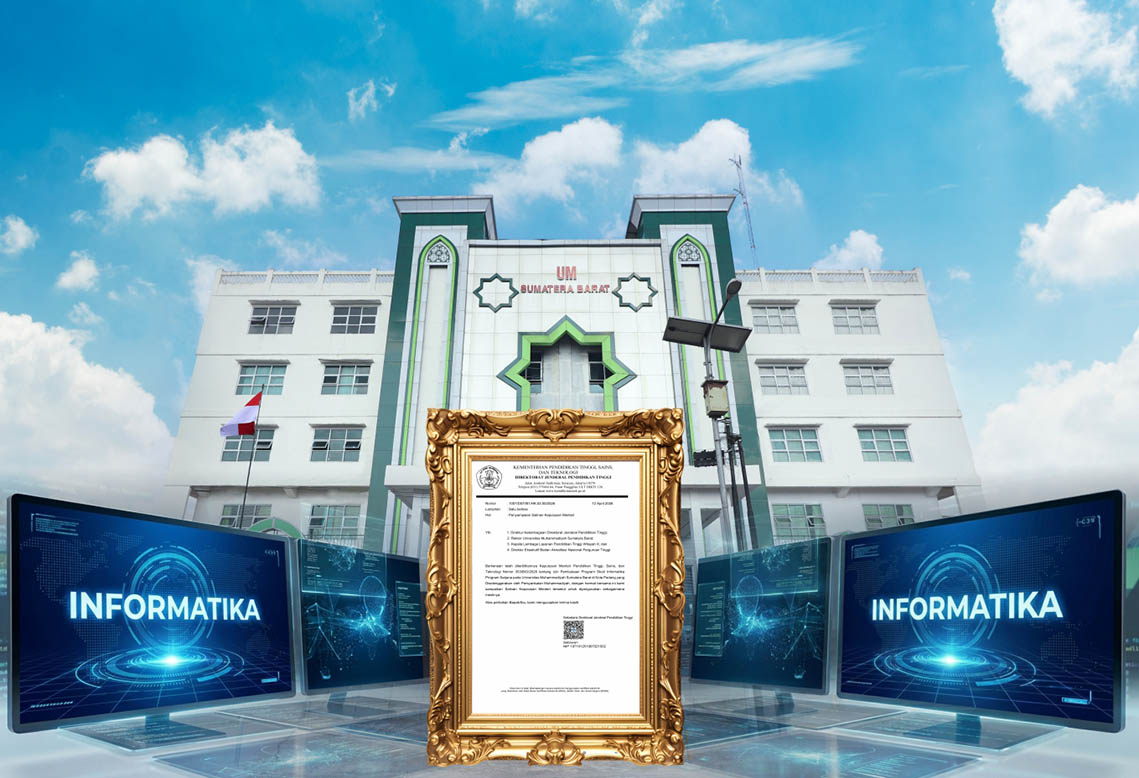 UM Sumatera Barat Buka Prodi S1 Informatika, Terima Izin Kemendiktisaintek