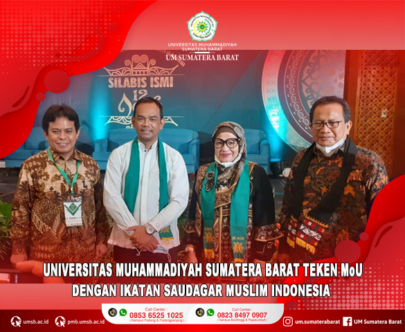 UNIVERSITAS MUHAMMADIYAH SUMATERA BARAT TEKEN MoU DENGAN IKATAN SAUDAGAR MUSLIM INDONESIA