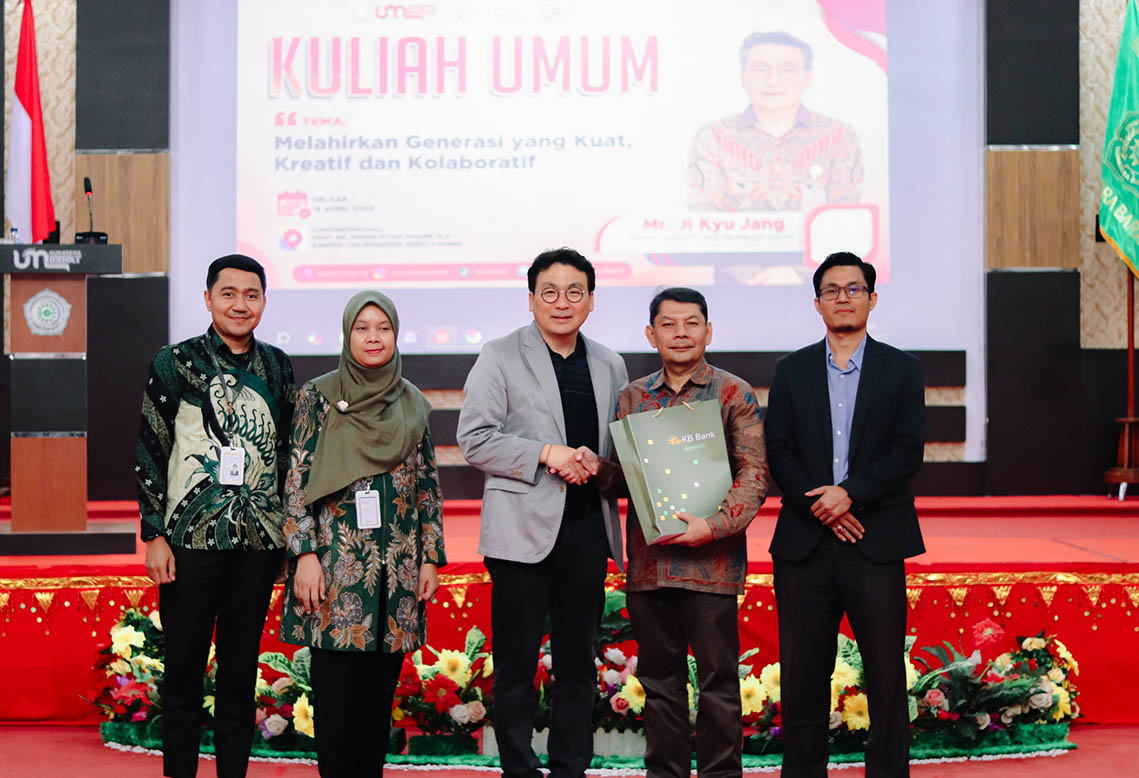 Hadirkan Dirut Bank KB Syariah Mr. Ji Kyu Jang, UM Sumatera Barat Gelar Kuliah Umum Inspiratif