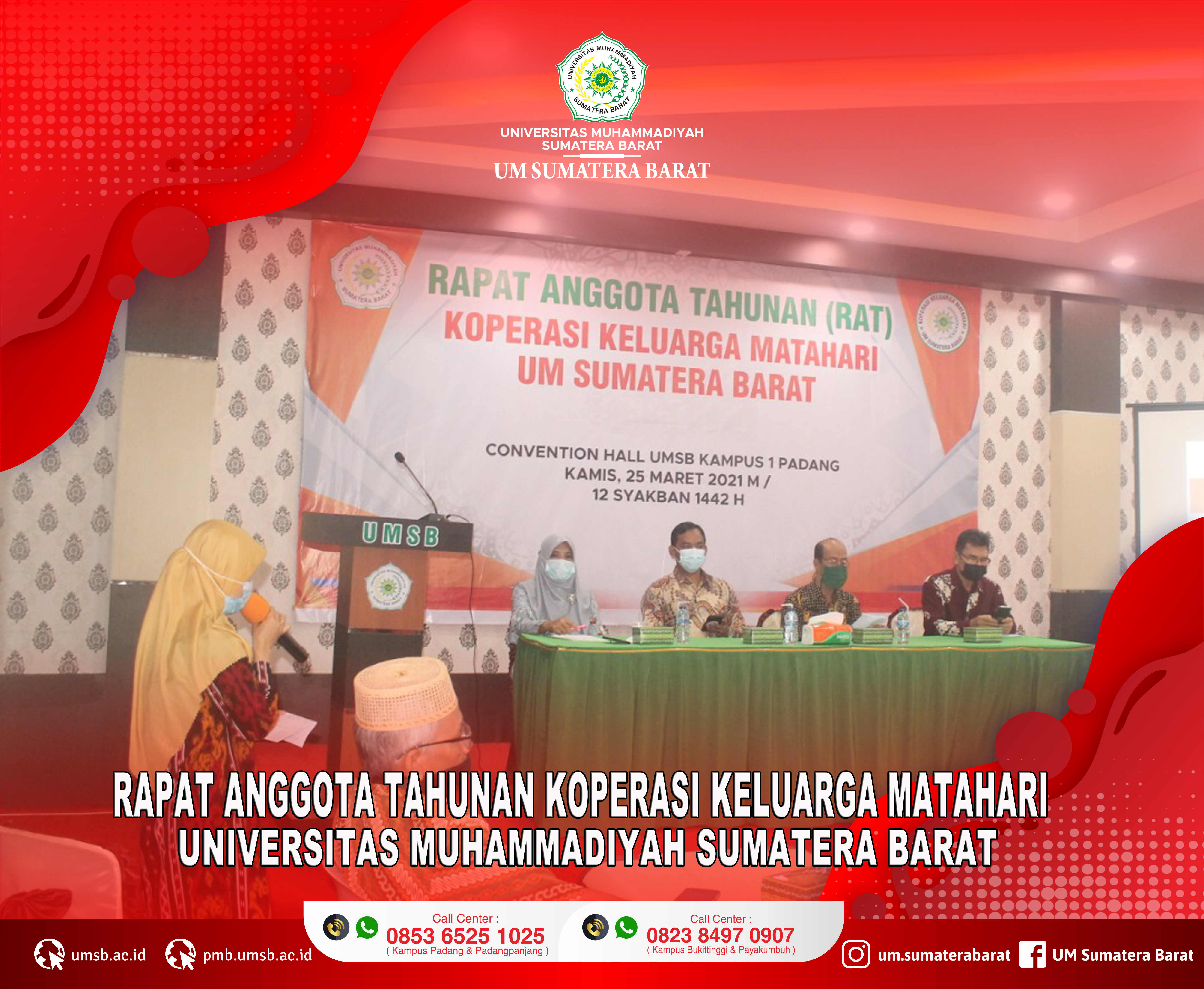 RAPAT ANGGOTA TAHUNAN KOPERASI KELUARGA MATAHARI UNIVERSITAS MUHAMMADIYAH SUMATERA BARAT