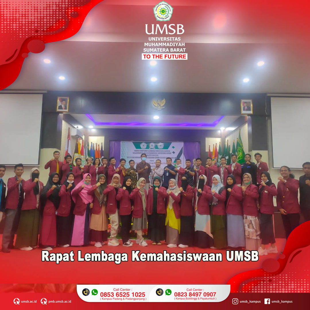 RAPAT PIMPINAN LEMBAGA KEMAHASISWAAN UNIVERSITAS MUHAMMADIYAH SUMATERA BARAT DIGELAR GUNA LAKSANAKAN PEMILU RAYA MAHASISWA