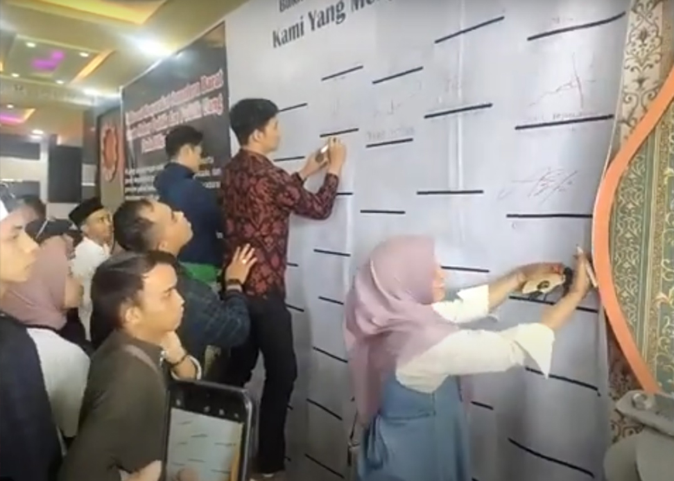 Deklarasi Masyarakat Sipil Sumatera Barat Lawan Mahar Politik dan Politik Uang