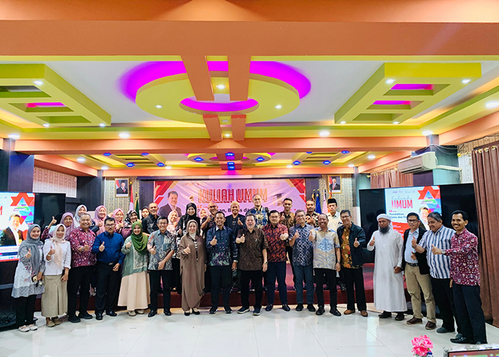 UM Sumatera Barat Gelar Kuliah Umum Pendidikan, Bisnis, dan Politik bersama Presiden Dewan Perdagangan dan Industri ASEAN 2025