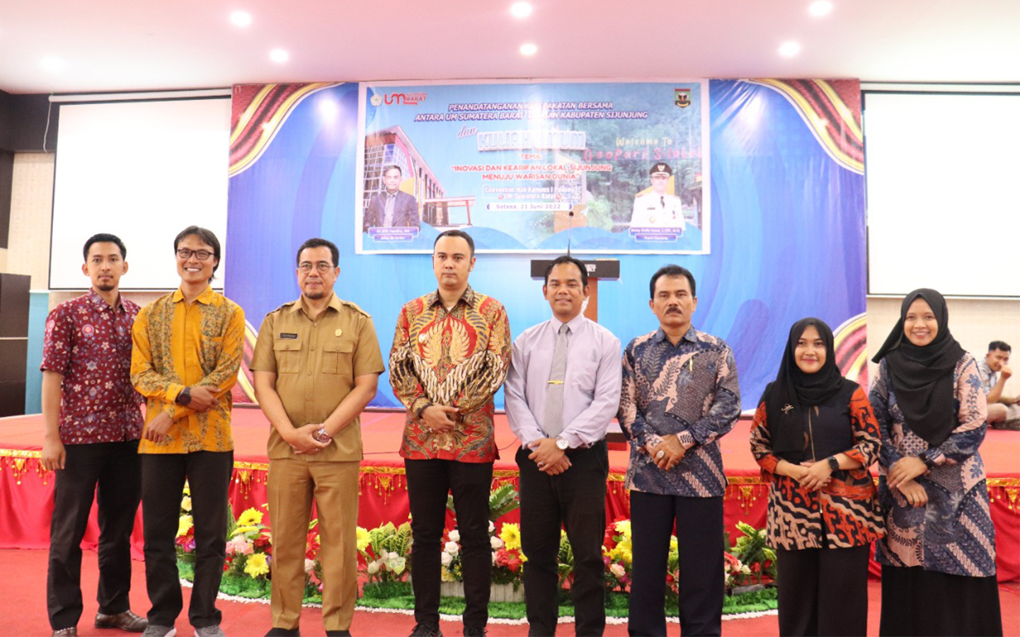 MoU UM Sumatera Barat Dengan Pemerintah Kabupaten Sijunjung