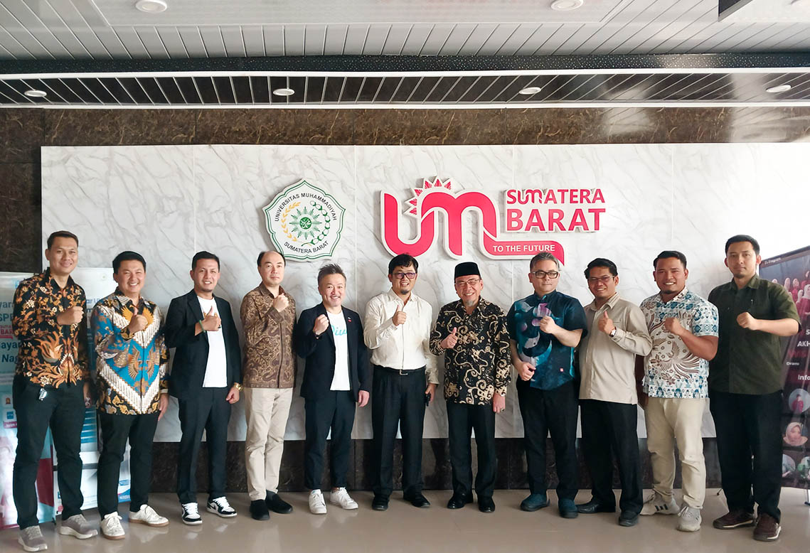 Terima Kunjungan LPK PT Indonesia Nippon Anugerah : UM Sumatera Barat Bahas Potensi Kerjasama Internasional