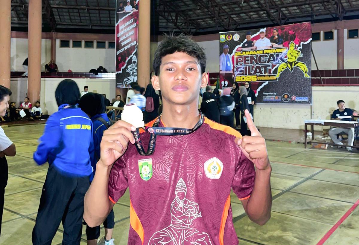 M. Danil, Mahasiswa Manajemen UM Sumatera Barat Sabet Emas di Kejurprov IPSI Jambi