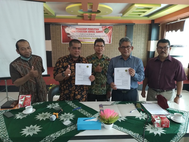 Tingkatkan Sinergitas Dosen, Fakultas Hukum Gelar Workshop “Penelitian Dan Penulisan Jurnal Hukum