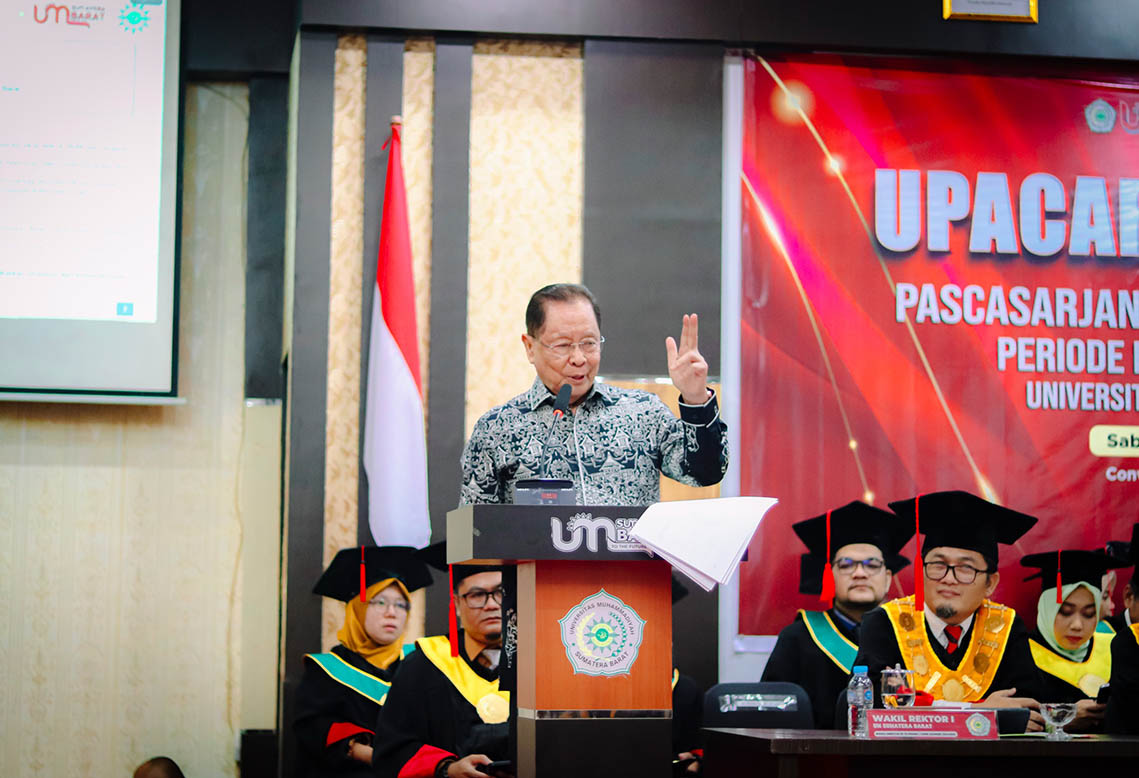 Komisaris Utama KB Bukopin Syariah Berikan Orasi Ilmiah di Wisuda Ke-76 UM Sumatera Barat