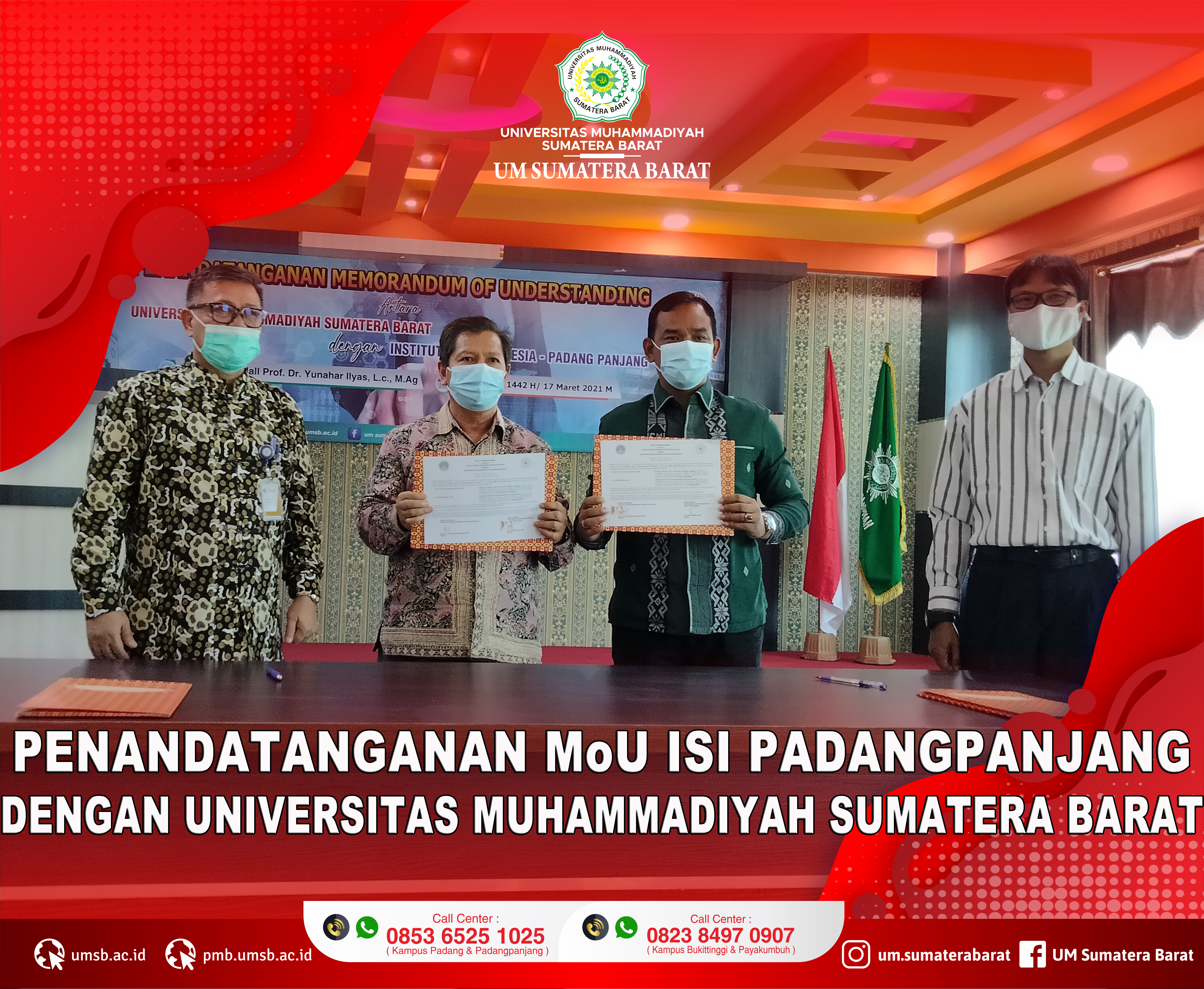 INSTITUT SENI INDONESIA PADANGPANJANG JALIN KERJASAMA DENGAN UNIVERSITAS MUHAMMADIYAH SUMATERA BARAT
