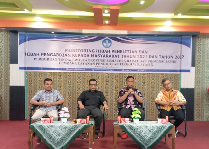 UM Sumatera Barat Fasilitasi Monitoring Dana Hibah Oleh LLDIKTI Wilayah X