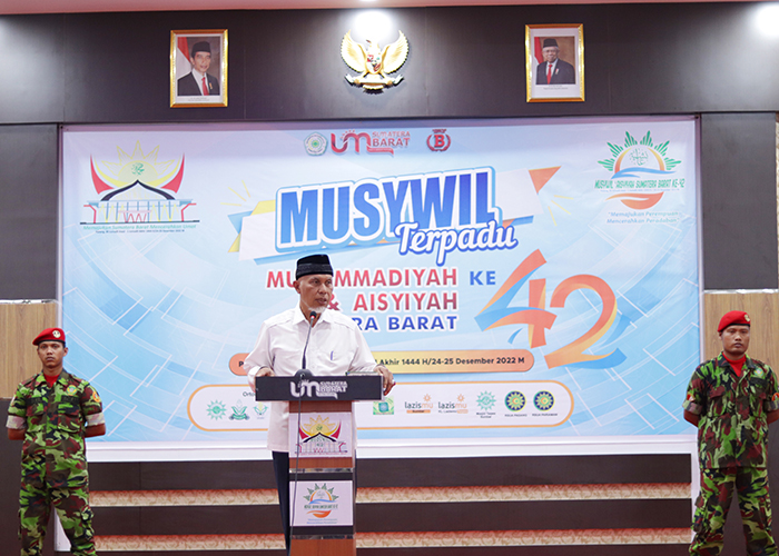 Gubernur Sumatera Barat Hadiri Pembukaan Musywil Muhammadiyah Aisyiyah Ke 42