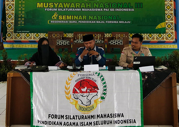 Ketua Himpunan Mahasiswa Pendidikan Agama Islam UM Sumatera Barat Hadiri Munas PAI Se-Indonesia
