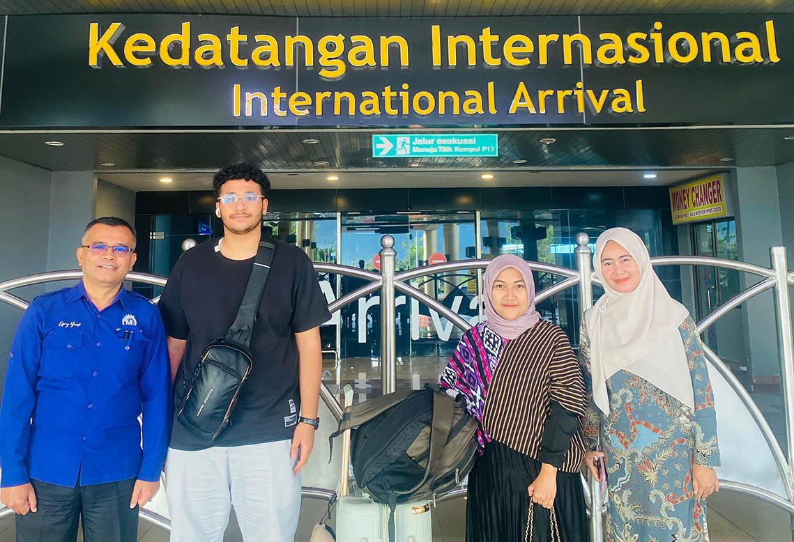 Mohammed Khalid Mohammed Al Jaberi, Mahasiswa Asal Yaman Terima Beasiswa Internasional UM Sumatera Barat 
