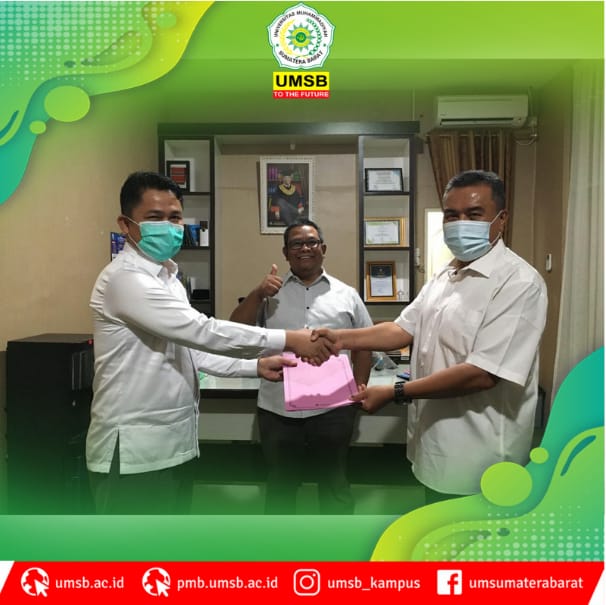 Serah Terima PLT Dekan Fakultas Farmasi Universitas Muhammadiyah Sumatera Barat