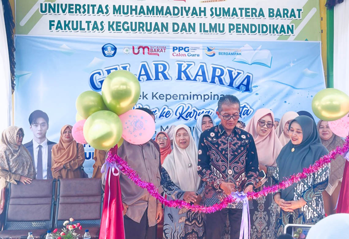 Gelar Pameran Karya Mahasiswa PPG, FKIP UM Sumatera Barat Wujudkan Guru Berkarya dan Masyarakat Berdaya