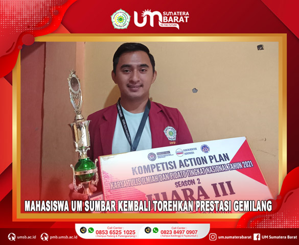 MAHASISWA UM SUMBAR KEMBALI TOREHKAN PRESTASI GEMILANG
