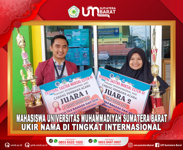 MAHASISWA UM SUMATERA BARAT UKIR NAMA DI TINGKAT INTERNASIONAL
