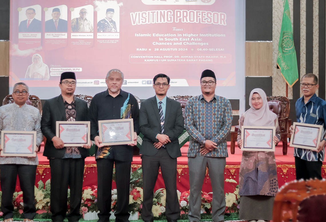 Visiting Profesor UM Sumatera Barat, Bahas Peluang dan Tantangan Pendidikan Islam 