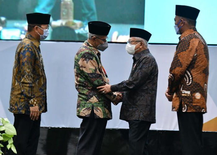 Hadiri Penutupan Muktamar Muhammadiyah, Ini Pesan Wapres Ma'ruf Amin