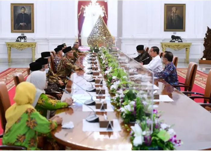Presiden Republik Indonesia Sambut Pimpinan Pusat Muhammadiyah Di Istana