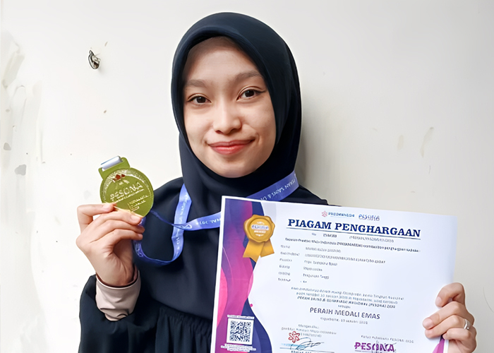 Mahasiswi UM Sumatera Barat Sabet Emas pada Pekan Sains & Olimpiade Nasional PESONA 2026