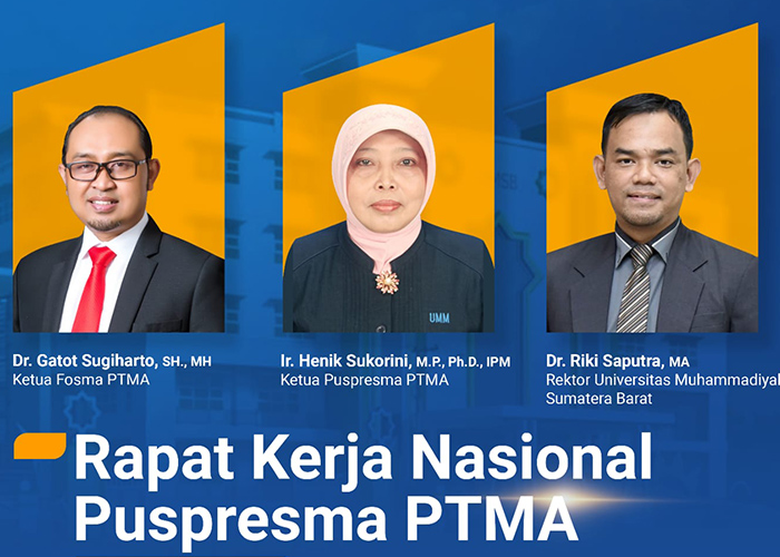 UM Sumbar Tuan Rumah Rakernas Puspresma PTMA Se-Indonesia