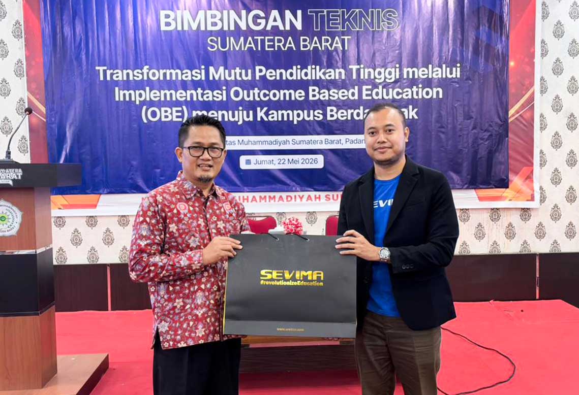 UM Sumatera Barat dan  SEVIMA Gelar Bimtek Transformasi Mutu Pendidikan Tinggi Berbasis OBE