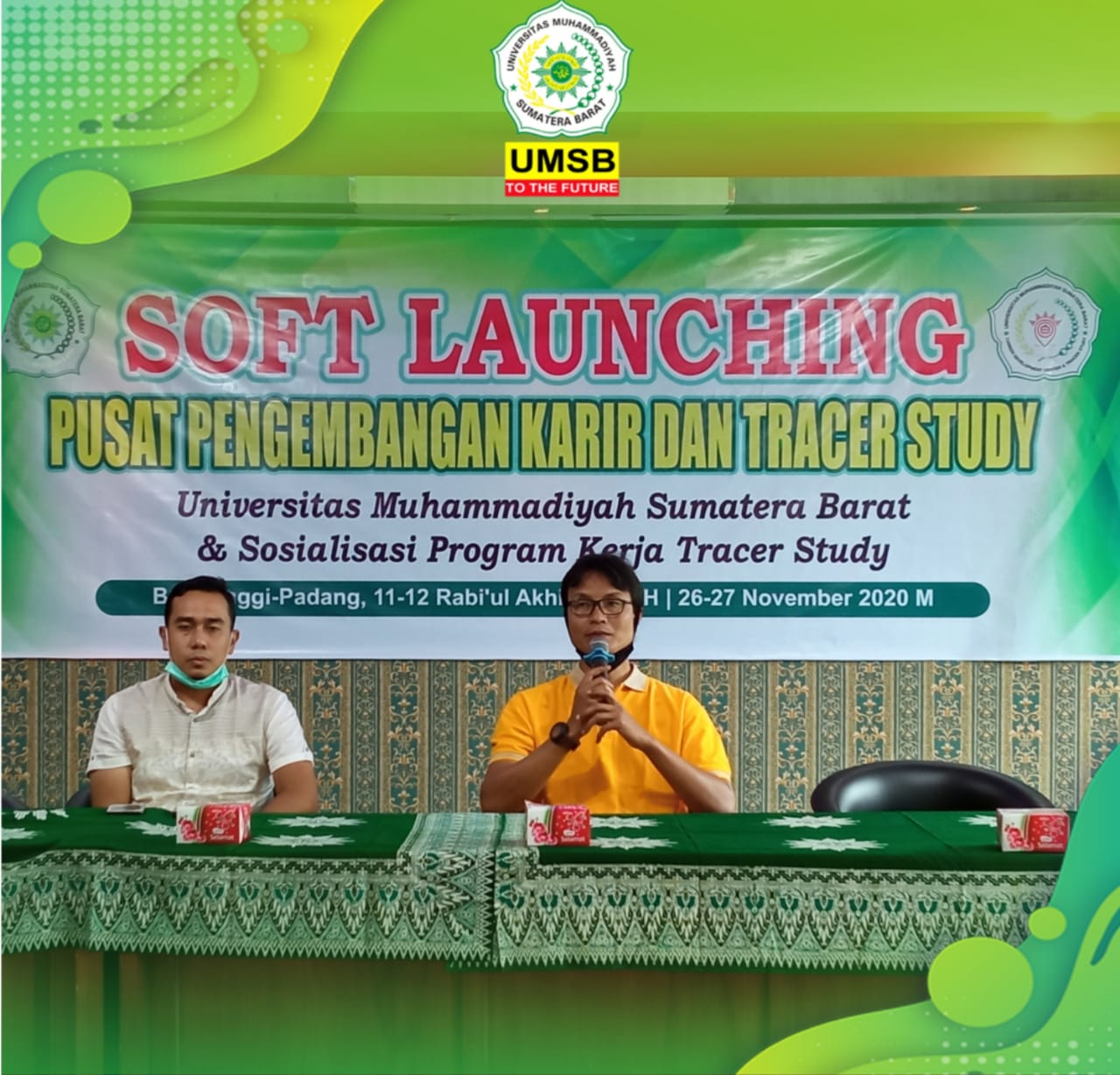 UMSB Launching Pusat Pengembangan Karir dan Tracer Study