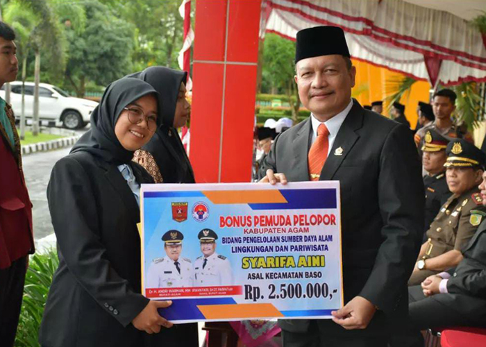 Mahasiswi Fakultas Pariwisata UM Sumatera Barat Jadi Pemuda Pelopor Kabupaten Agam
