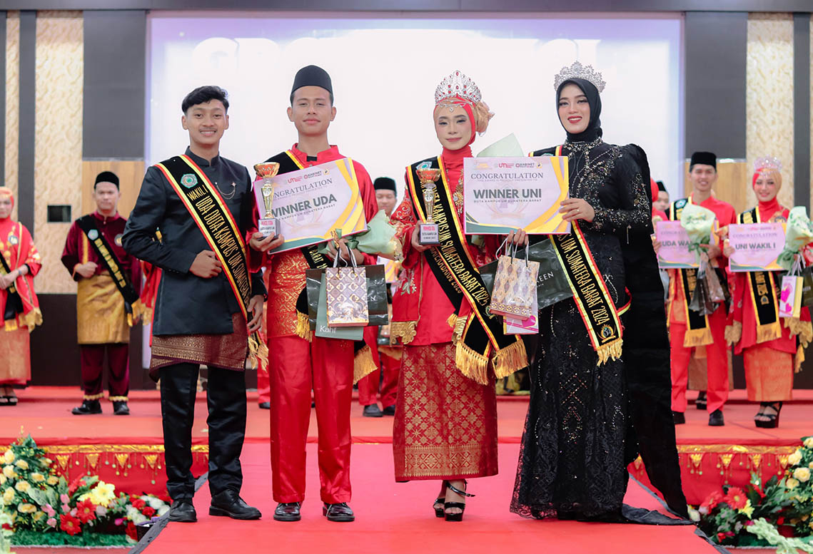 Rival Maulana dan Soha Soleha Dinobatkan Sebagai Uda Uni Duta Kampus UM Sumatera Barat 2025