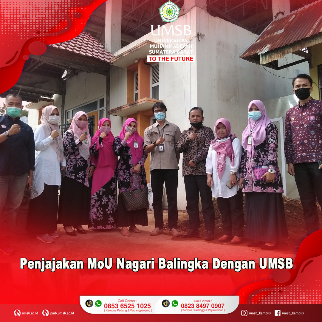 DUA HARI PASCA MoU DENGAN PEMKAB AGAM, UMSB SURVEY NAGARI BALINGKA KABUPATEN AGAM