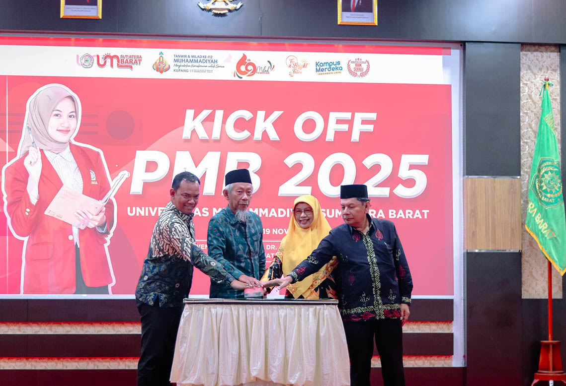 UM Sumatera Barat Launching PMB Tahun 2025, Targetkan 3.000 Mahasiswa Baru