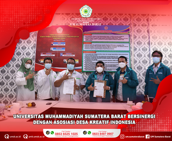 UNIVERSITAS MUHAMMADIYAH SUMATERA BARAT BERSINERGI DENGAN ASOSIASI DESA KREATIF INDONESIA