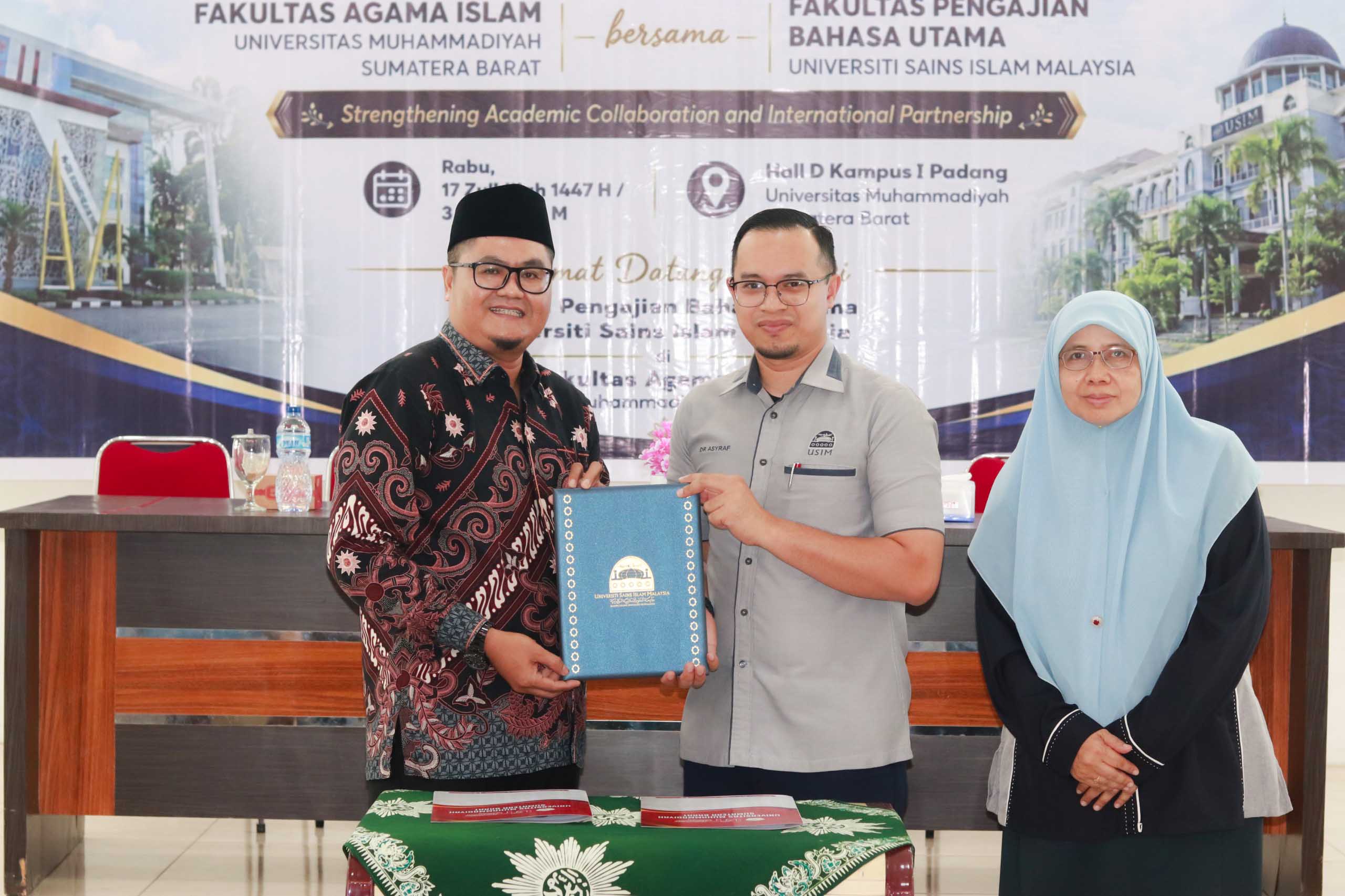 FAI UM Sumatera Barat Sambut Delegasi USIM, Buka Peluang Kolaborasi Internasional Berkelanjutan