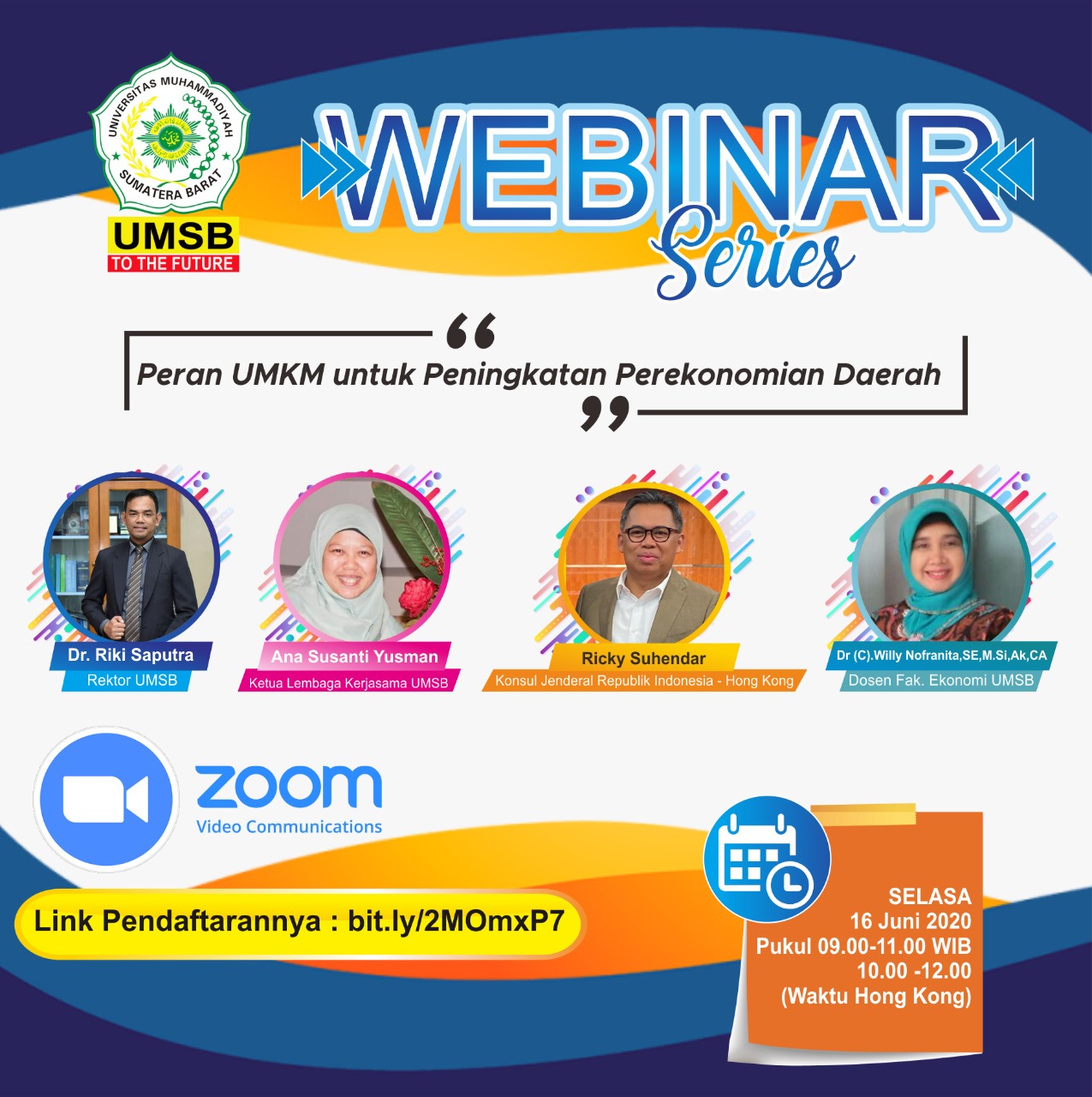 Webinar Series 1 Bersama Konsul Jenderal RI Hongkong Bahas Peran UMKM untuk Peningkatan Perekonomian Daerah
