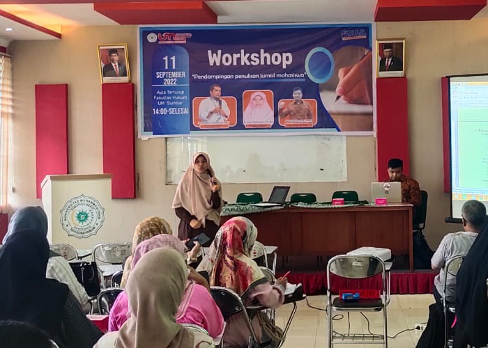 Workshop Pendampingan Jurnal Mahasiswa Fakultas Hukum