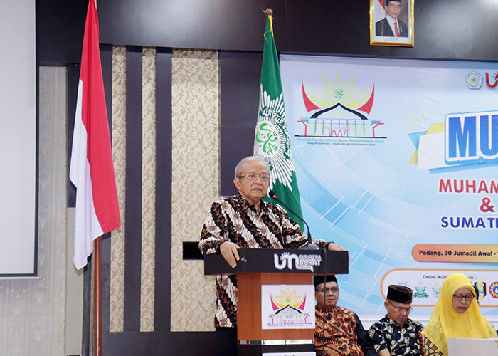 Ketua Pimpinan Pusat Muhammadiyah Anwar Abbas Menutup Musywil ke 42 Sumatera Barat