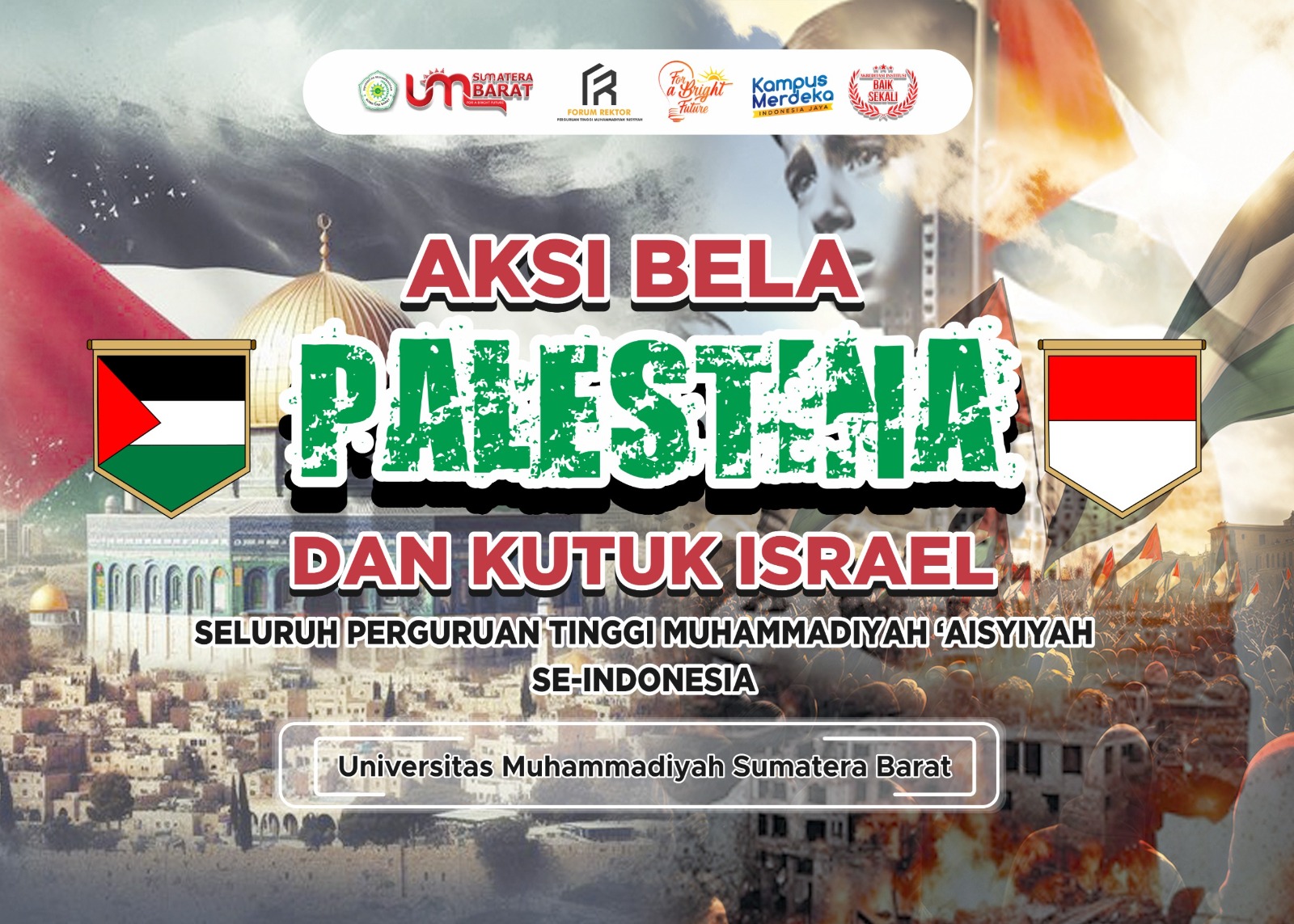 Besok, Forum Rektor PTMA Serukan 172 Kampus Muhammadiyah Gelar Aksi Bela Palestina