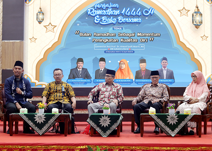 UM Sumatera Barat Gelar Buka Bersama Dan Dialog Ramadhan Bersama Pakar Keislaman